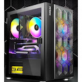 Antec NX200M RGB M-Atx, Itx Case, 3X RGB Fan. Large Mesh Front For Excellent Cooling, Side Window, Radiator 240MM. Gpu 275MM