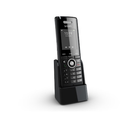 Snom M65 Professional Dect Handset, Wideband HD Audio Quality Corded (LS), Advanced Voice Quality, 6 Polyphonic Ringtones