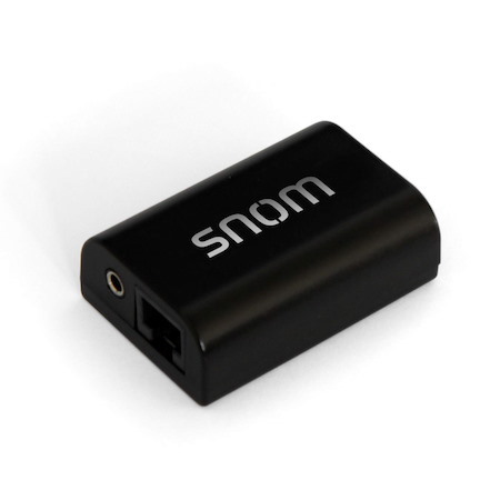 Snom Wireless Headset Adapter, Complete Freedom Of Movement, DHSG Standard, No Additional Power Supply Required