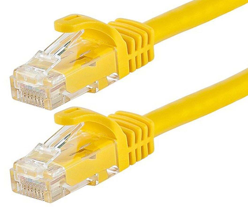 Astrotek Cat6 Cable 0.5M/50CM - Yellow Color Premium RJ45 Ethernet Network Lan Utp Patch Cord 26Awg Cu