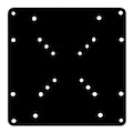 Brateck LCD 200X200 Vesa Extension Plate Fit Most 23'- 42' Led, LCD, Plasma Flat Panel TVs , Weight Capacity Up To 30KG