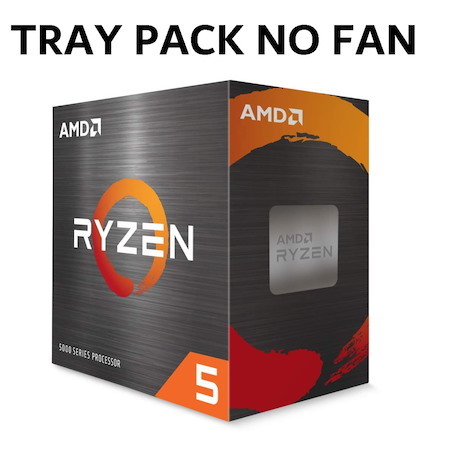 Amd (Clamshell Or Installed On MBs) Amd Ryzen 5 3600 'Tray', 6 Core Am4 Cpu, 3.6GHz 4MB 65W No Fan Clamshell Or Ship Install On MB 1YW (Amdcpu) (Tray-P)