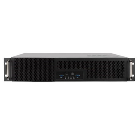 SilverStone RM23-502 2U Dual 5.25' Drive Bay Atx Rackmount Industrial Storage Server Chassis With Usb 3.1 Gen1 Interface