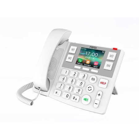 Fanvil X305 Big Button Ip Phone - 3.5' Colour Screen, 2 Sip Lines, Hac, Dual Gigabit Ports, Supports HD Audio, PoE