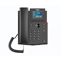 Fanvil X303W Enterprise Ip Phone, 2.4-Inch Color Screen, 4 Sip Lines, 6-Party Conferencing, HD Audio, Built-In 2.4GHz & 5GHz Wi-Fi, External PS