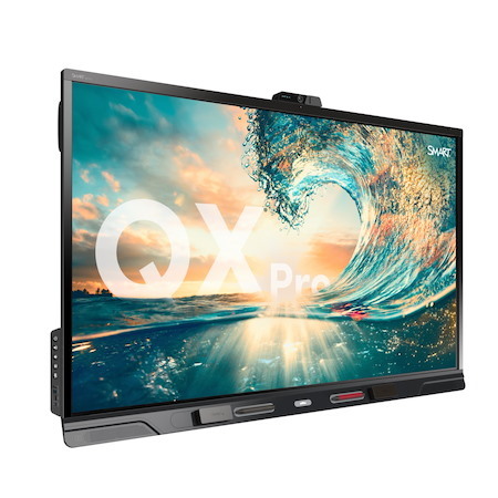 Smart Board QX086 Pro Series Interactive Display With Iq 5Y Assure And Swc-120Uhd Camera