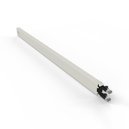 Patchbox.One 30Ru STP Black Cat6A Cable Management Cassette, To Be Installed In Patchbox.One Frame (Poneframe)