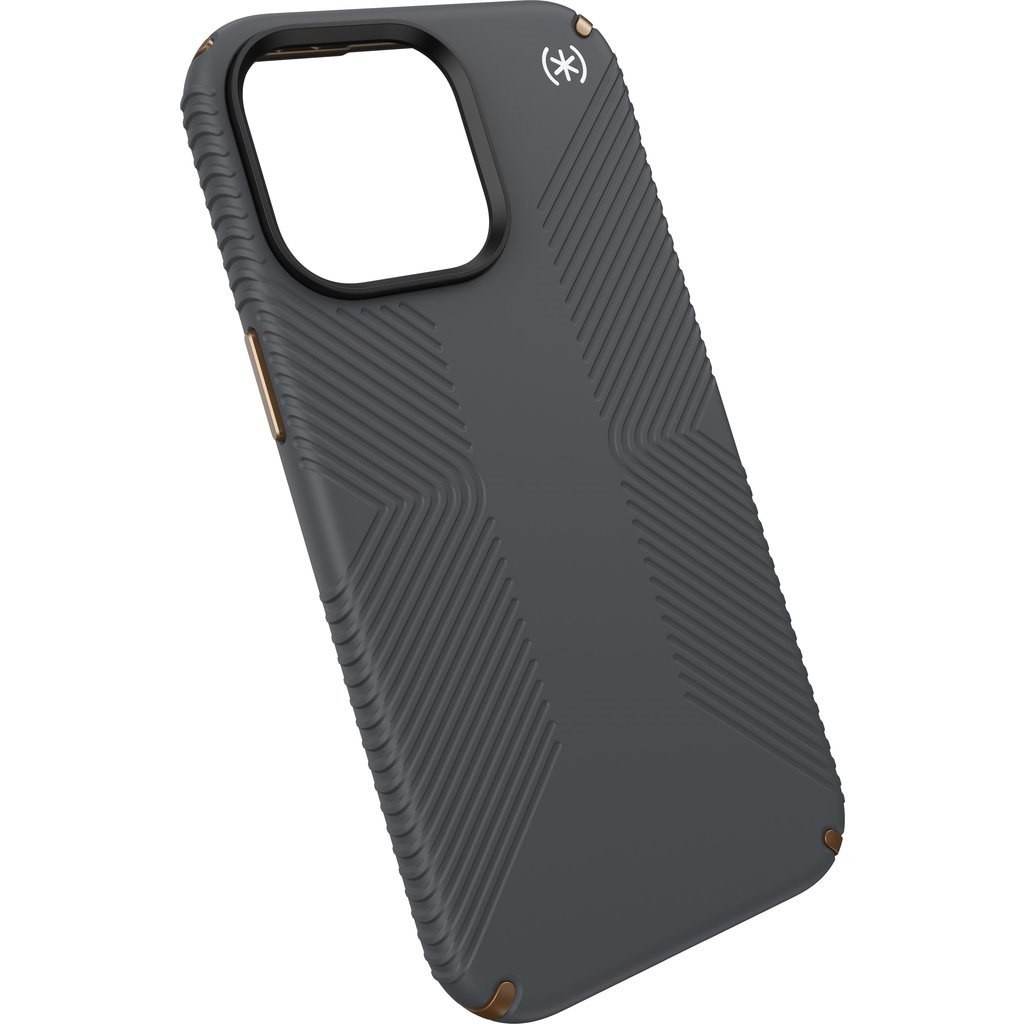 Speck Presidio2 Grip Apple iPhone 15 Pro Max Charcoal Grey - With Microban