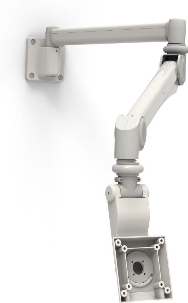 Compulocks Vesa Medical Grade Extra Long Articulating Monitor Arm - Bevestigingskit (Scharnierarm)