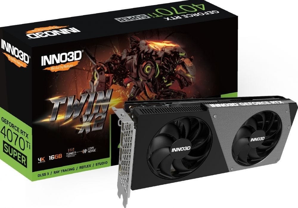 Inno3d GeForce RTX 4070 Ti Super Twin X2 - Videokaart