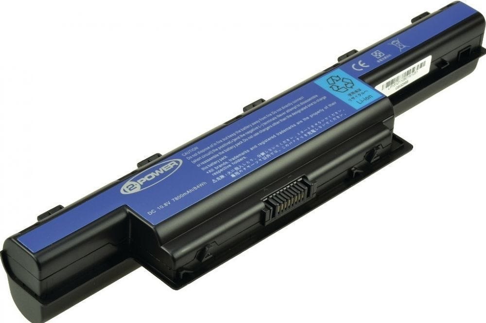 2-Power Main Battery Pack - Batterij Voor Laptopcomputer (Verlengde Levensduur)