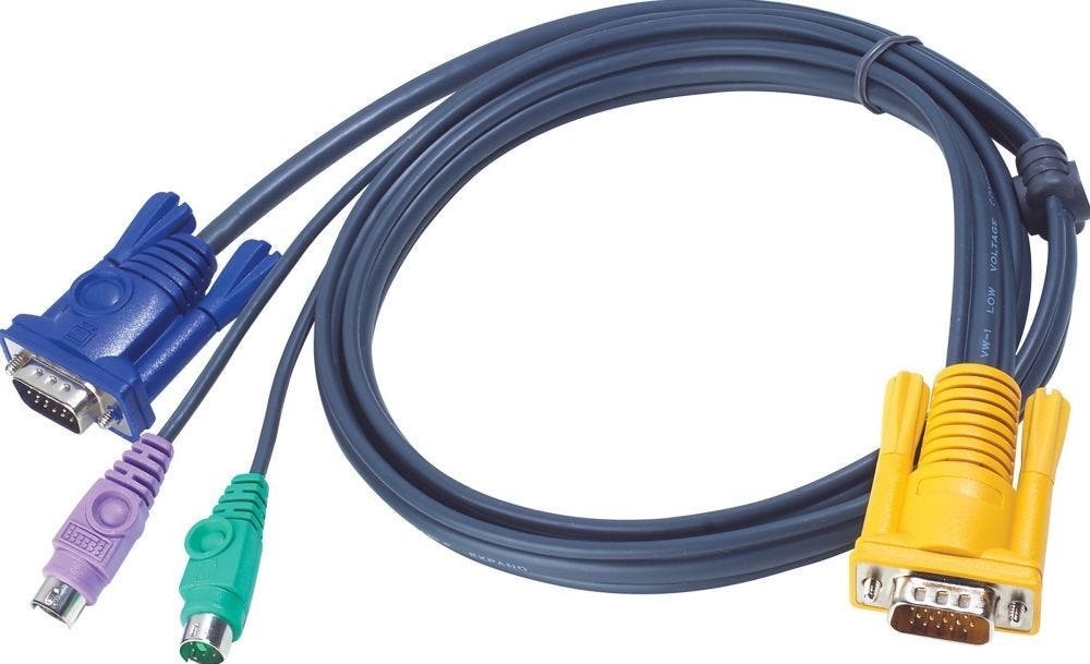 Aten 2L-5202P - Toetsenbord Video Muis (TVM) Kabel
