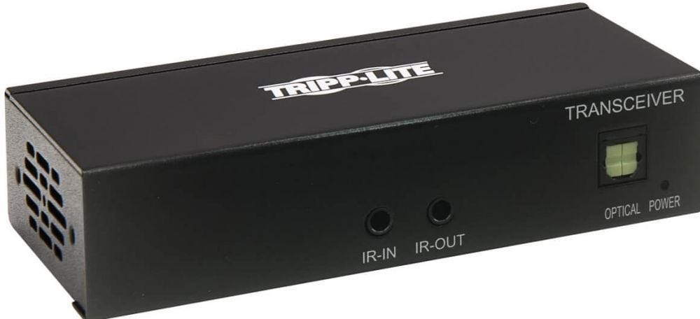 Eaton Tripp Lite Series Hdmi Over Cat6 Receiver With Repeater, 4K 60Hz, HDR, 4:4:4, Ir Transceiver, PoC, HDCP 2.2, 230 FT., Taa - Videoaudio-Uitbreider
