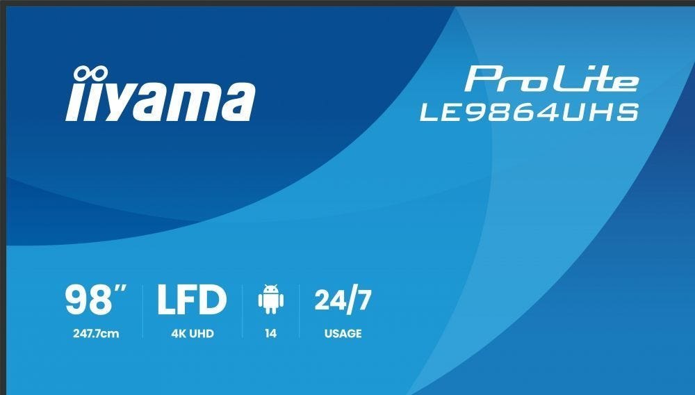 Iiyama ProLite Le9864uhs-B1ag - Digital Signage Display