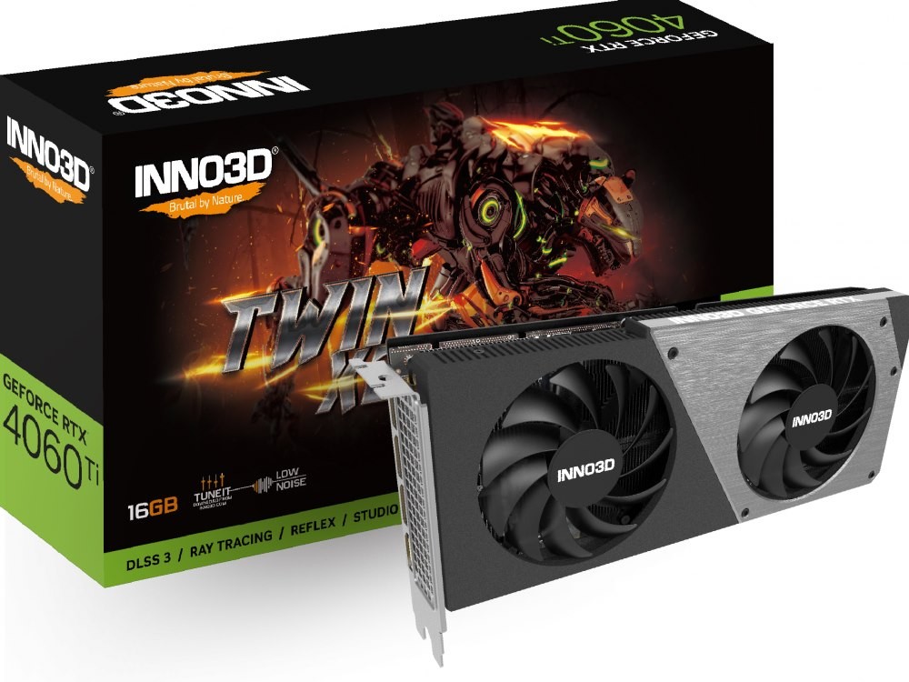 Inno3d GeForce RTX 4060 Ti 8GB Twin X2 - Videokaart