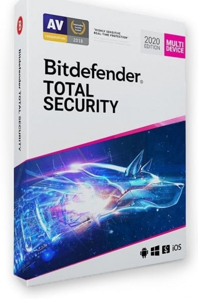 BitDefender Total Security 2020 - Abonnementslicentie (1 Jaar)
