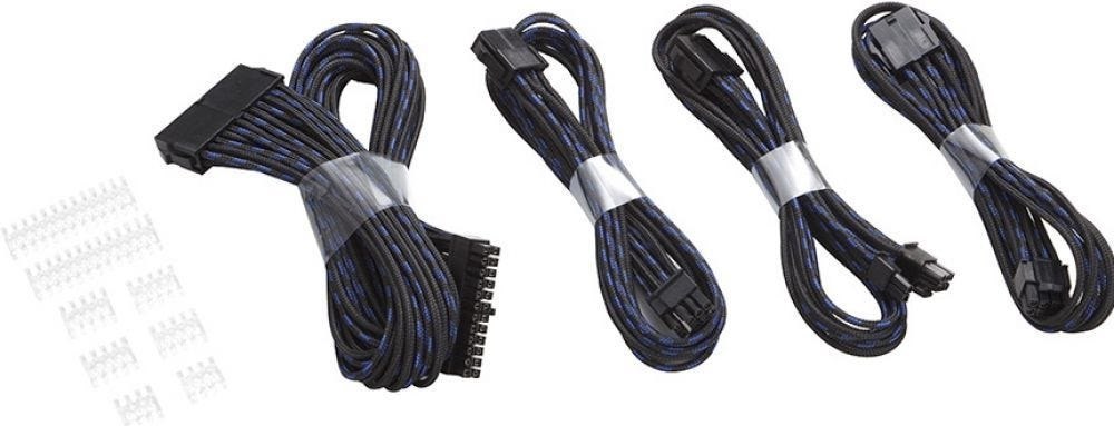 Phanteks Verlängerungskabel-Set, 500MM, S-Muster - Schwarz/Blau