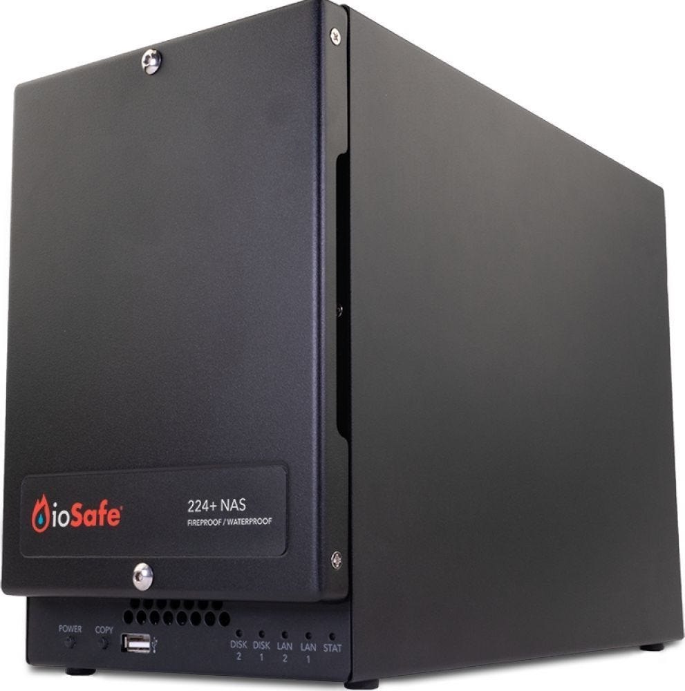 IoSafe 224+ Nas HDD 16TB (8TBx2),mem 6GB(2GB+4GB),2YR DRS,