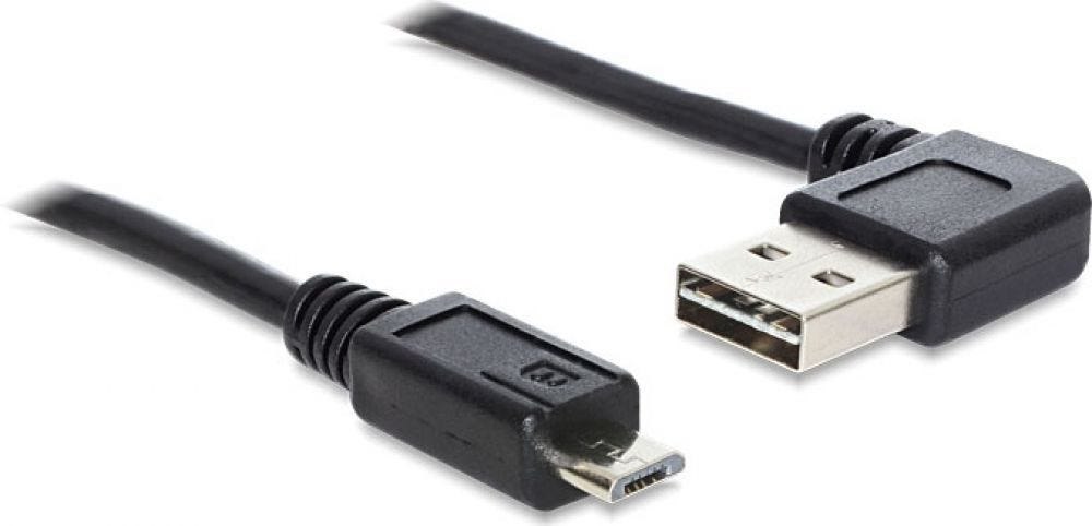 Delock Usb Kabel Delock A -> Micro-B St/St 2.00M 90Â°zw Easy Usb