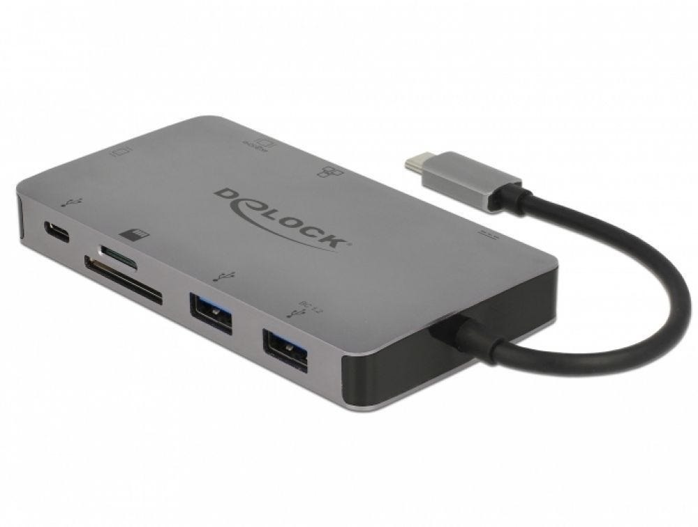Delock Delock Usb Typee-C Dockingstation 4K - Hdmi/Vga/Usb3.1