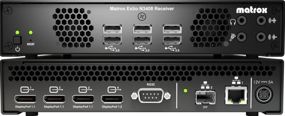 Matrox Extio 3 Receiver Xto3-N3408rx