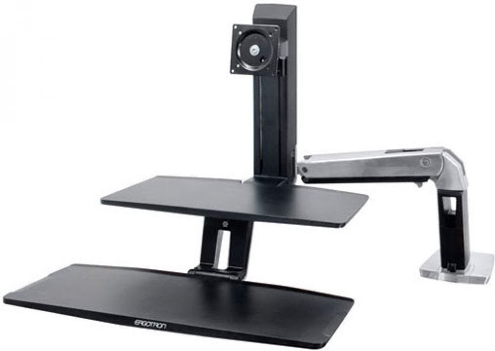 Ergotron WorkFit-A With Suspended Keyboard, Single LD Standing Desk - Stand