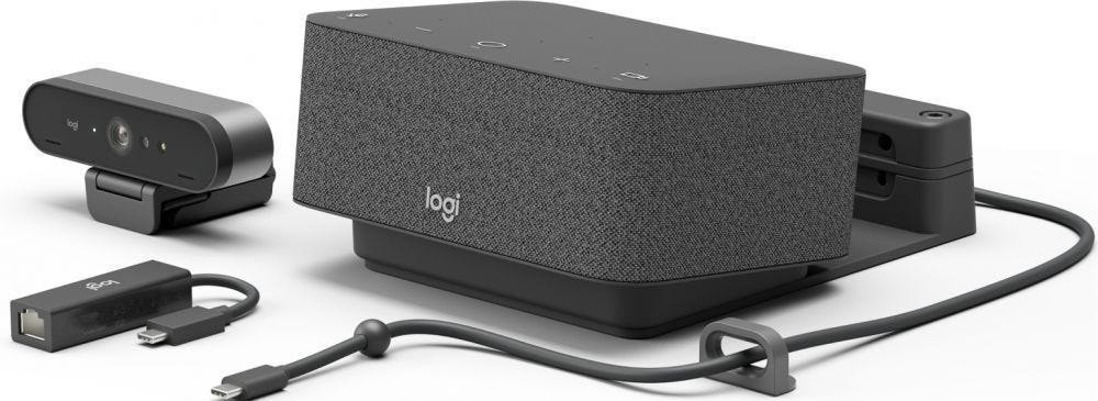 Logitech Logi Dock Focus Room Kit - Videoconferentiekit (Logitech Logi Dock, Logitech Brio Ultra HD Pro Webcam)