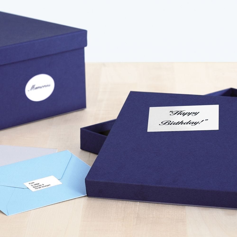 Herma 4114 Etiketten Folie Zilver 99,1X67,7 A4 LaserCopy