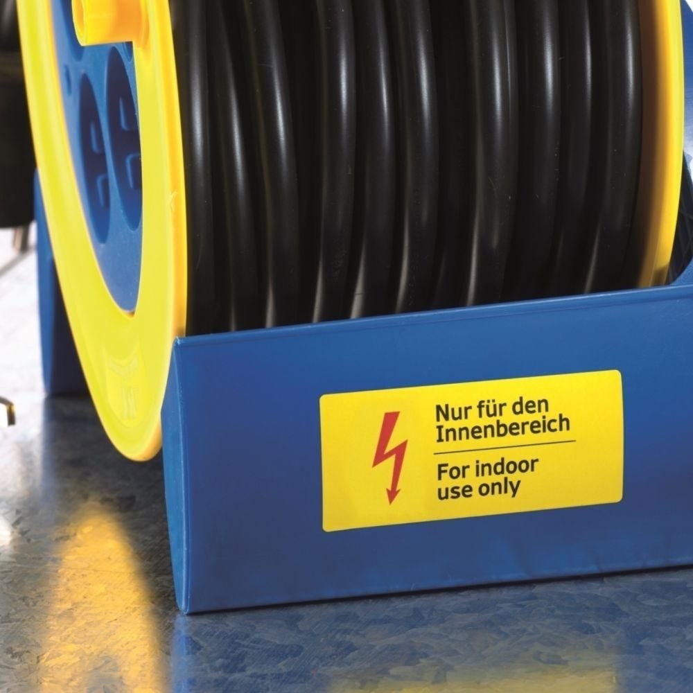 Herma 8030 Signaleringsetiketten Slijtvast A4 45,7X21,2 MM Geel Sterk Hechtend Folie Mat W