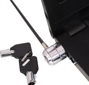 Lindy Notebook Security Cable. Barrel Key Lock