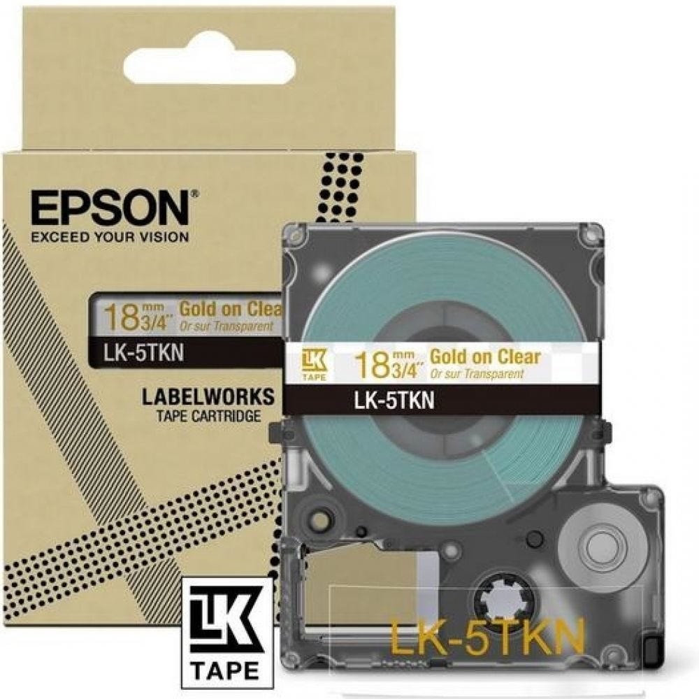 Epson LabelWorks LK-5TKN - Metalliek