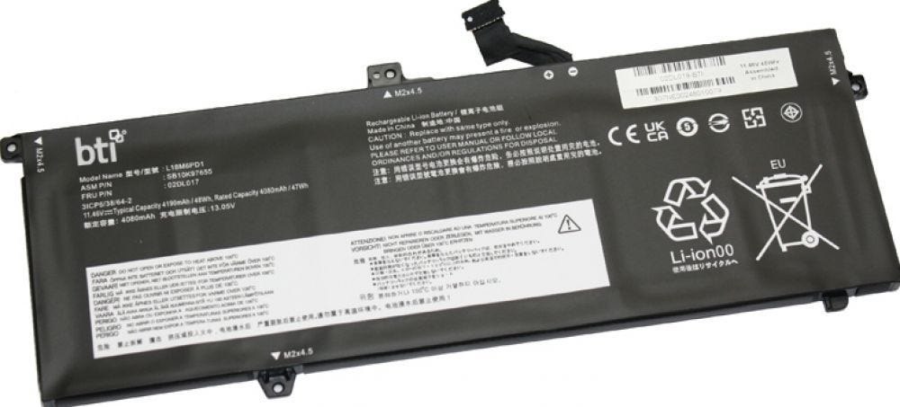 Bti - Batterij Voor Laptopcomputer (Gelijk Aan: Lenovo 02DL019)