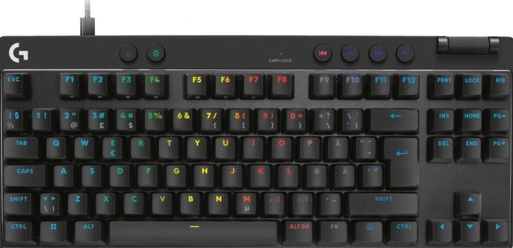 Logitech Logi Pro X TKL Rapid Black (Pan)