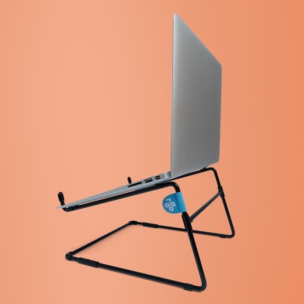 R-Go Laptopstandaard Steel Office - Notebookstandaard