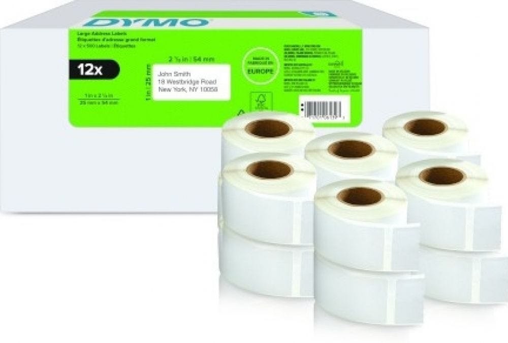Dymo LW Adress Label 32X57MM 12 Rolls S0722540 (1000 Labels)