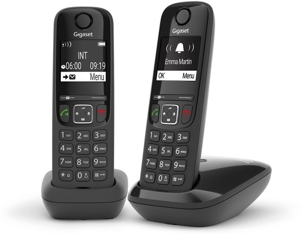 Gigaset As690 Duo Zwart Int.