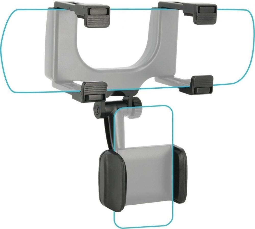 Mobilis Universele Car Rear Mirror Mount For Smartphone