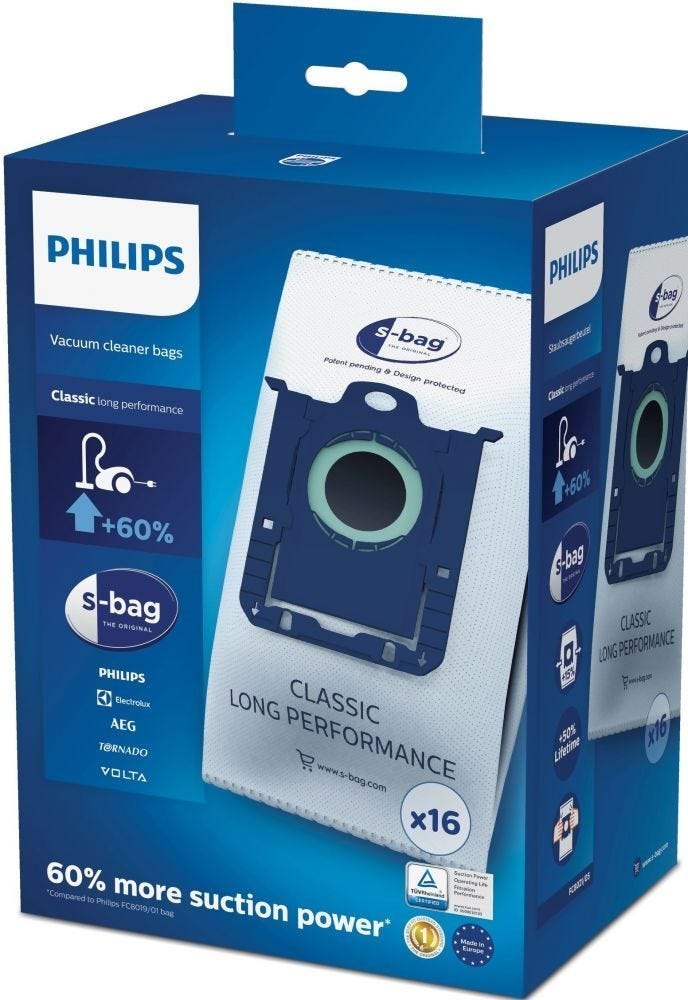 Philips FC8021/05 S-Bag - 16 Pack
