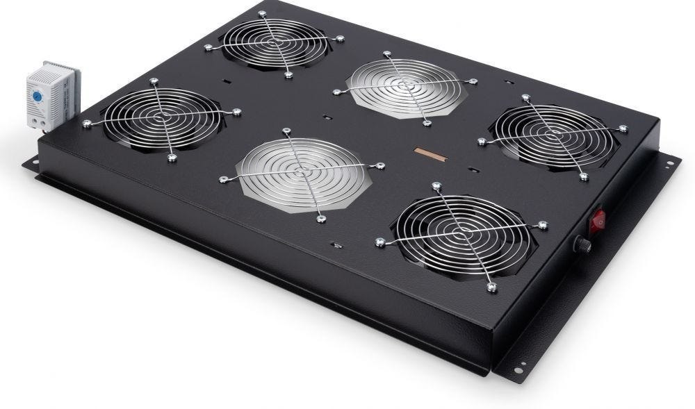 Digitus Professional DN-19 Fan-4-Srv-B - Bovenkant Rack Met 2 Ventilatoren