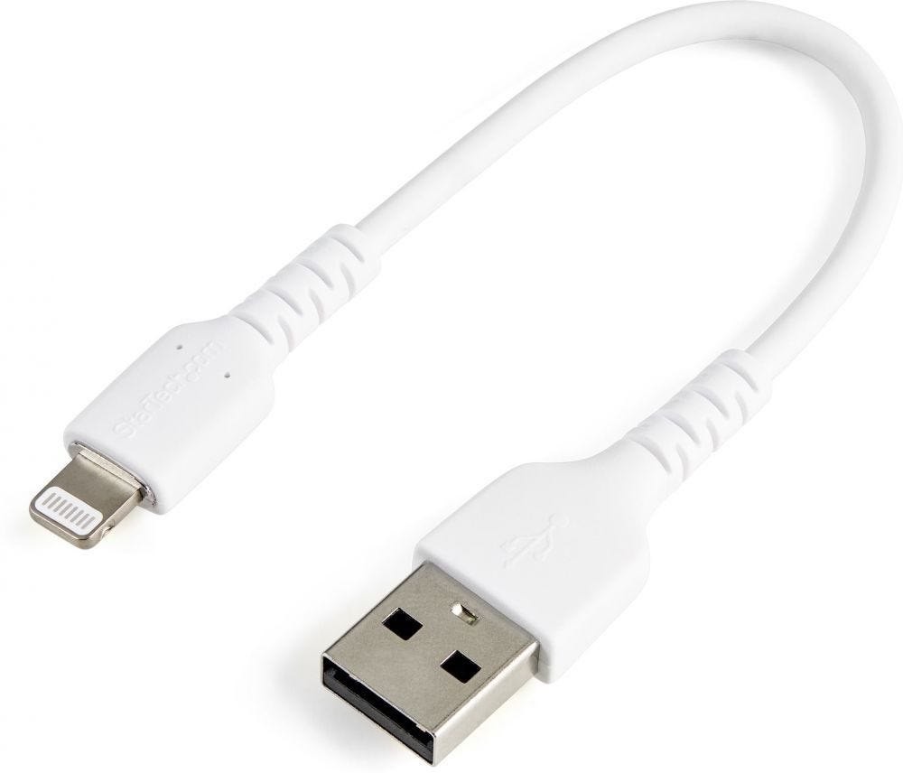 StarTech.com Premium Usb-C Naar Lightning Kabel 15CM Wit - Usb Type C Naar Lightning Charge & SYNC Oplaadkabel Met Aramide Vezels