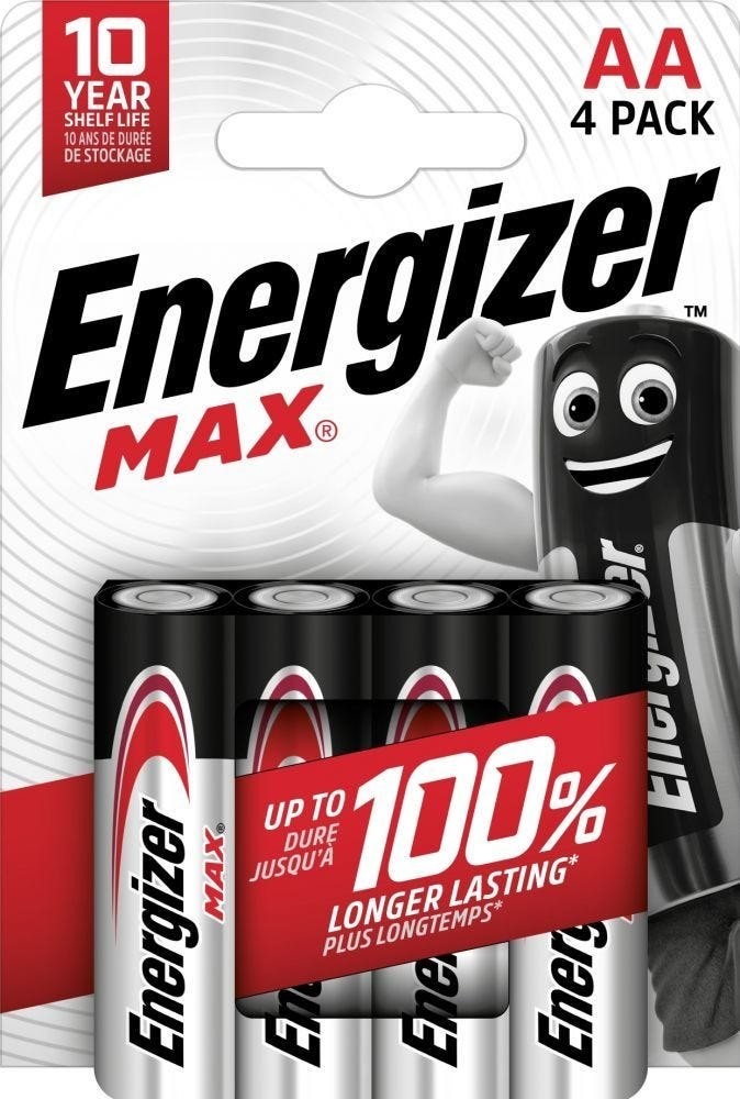 Energizer Max - Batterij 4 X AA-type