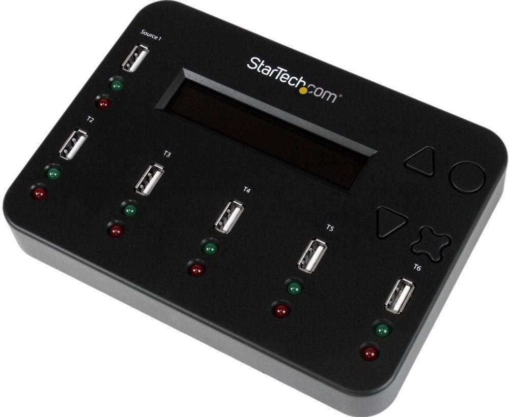 StarTech.com Standalone 1:5 USB-Flash Drive Duplicator En -Wisser - Flashdrive Kopieerder