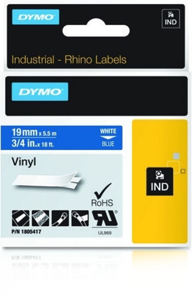 Dymo Rhino Coloured Vinyl - Vinyl