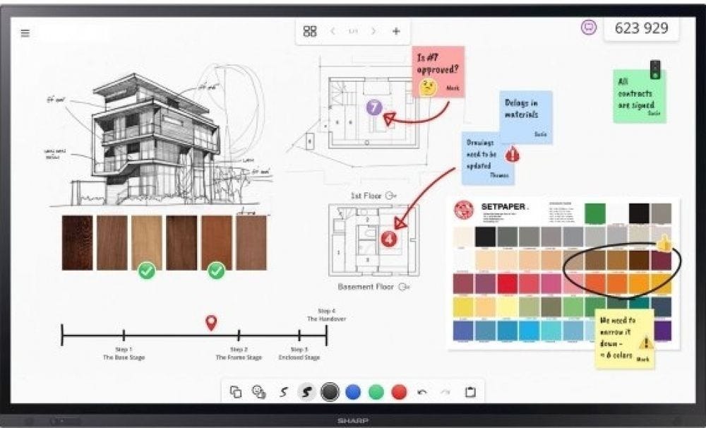 Sharp Pn-La752 - 75" Diagonale Klasse La Series Led-Achtergrondverlichting Lcd-Scherm