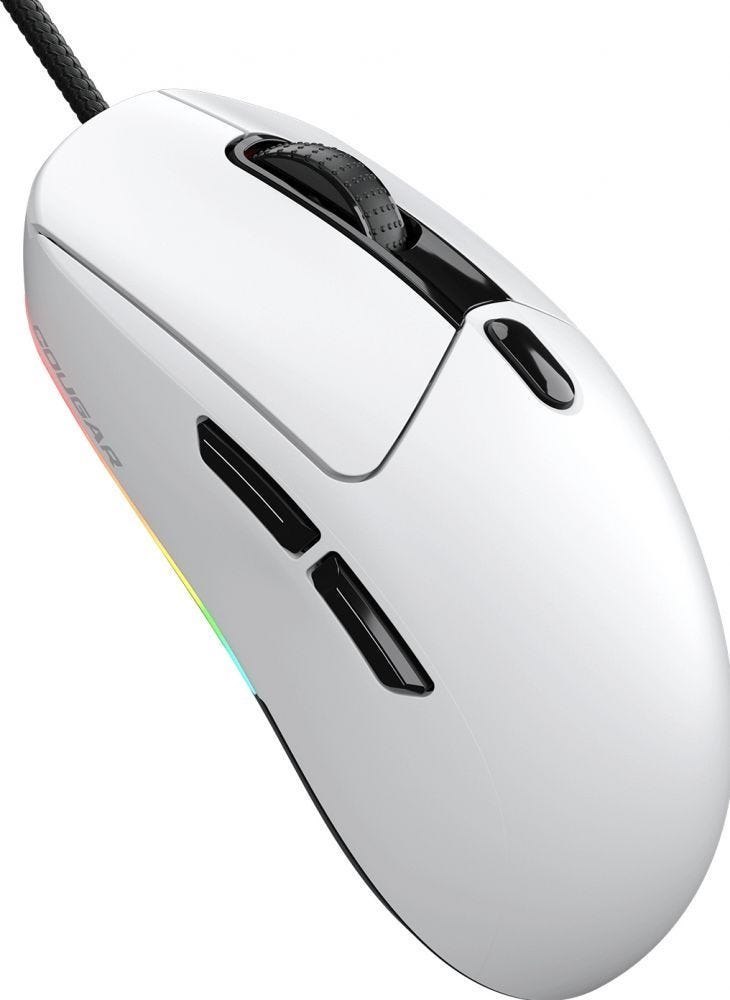 Cougar Gaming Muis Minos Neo, Kabelgebunden, Weiß