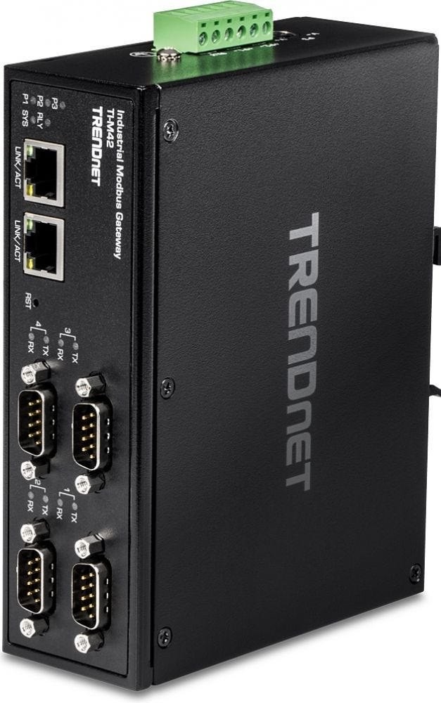TRENDnet 4-Port Industrial Modbus Gateway