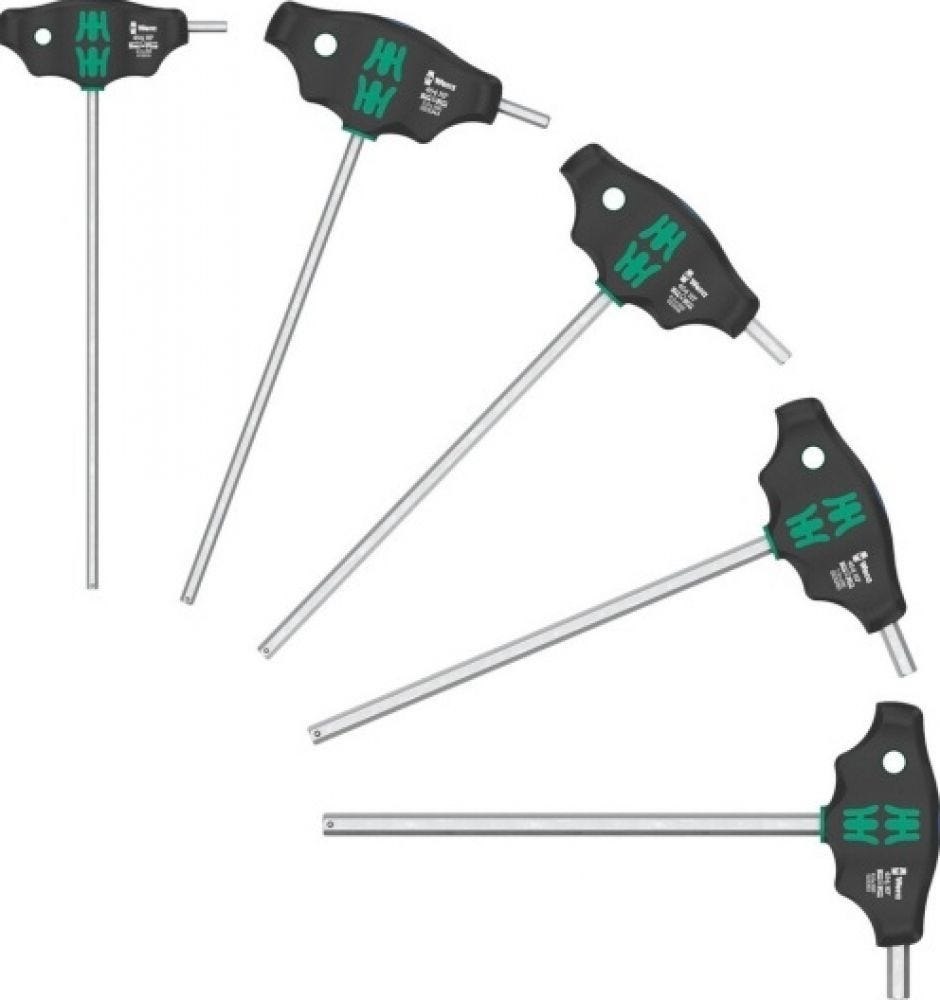Wera 454/5 HF SHK Set 1 Schroevendraaier Quergriff Hex-Plus