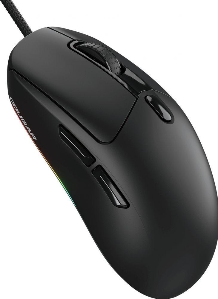 Cougar Gaming Muis Minos Neo, Kabelgebunden, Zwart