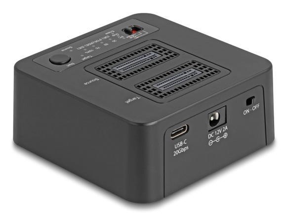 Delock Usb 20 GBPS M.2 Dockingstation 2X M.2 NVMe PCIe SSD