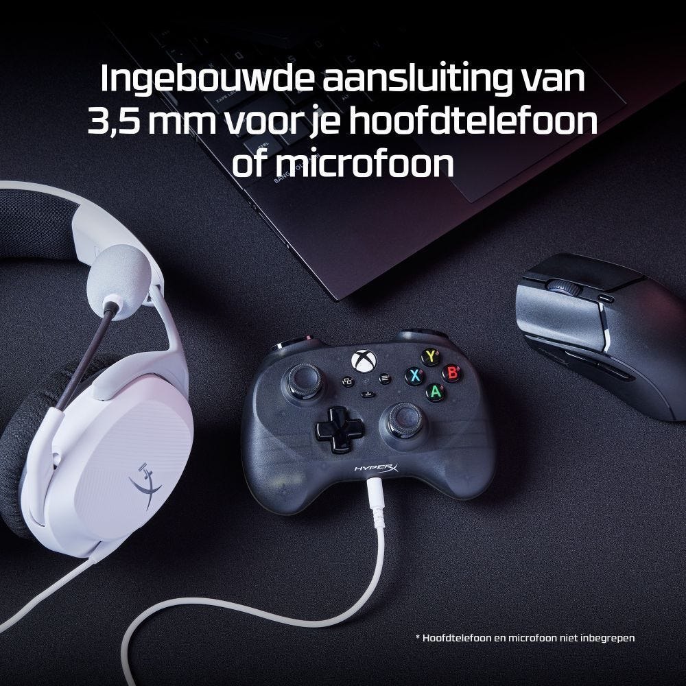 HyperX De HyperX Clutch Tanto Gaming Controller Is De Nieuwste Innovatie Op Het Gebied Van Console Gaming; En Deze Keer Past Hij Gewoon In Je Jaszak. Met Officiele Licentie Voor Xbox. Jongere Xbox-Sp